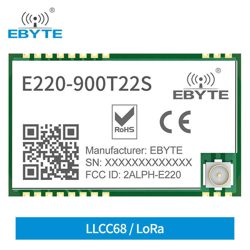 Ebyte LoRa E220-900T22S SMD Module LLCC68 868MHz 915MHz smart sensor module