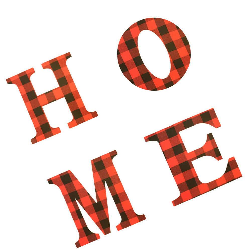 Wooden Home Sign Wall Hanging Decor Letters Wall Ornament for Living Room Gift