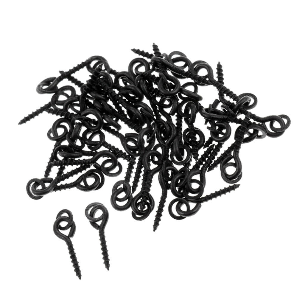 50 pieces carp fishing bait tool 1.3cm bait tool screw bolt