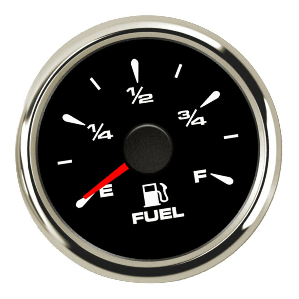 Electrical Fuel Level Gauge 0-190ohm- Universal Oil Meter E-1/2-F Indicating