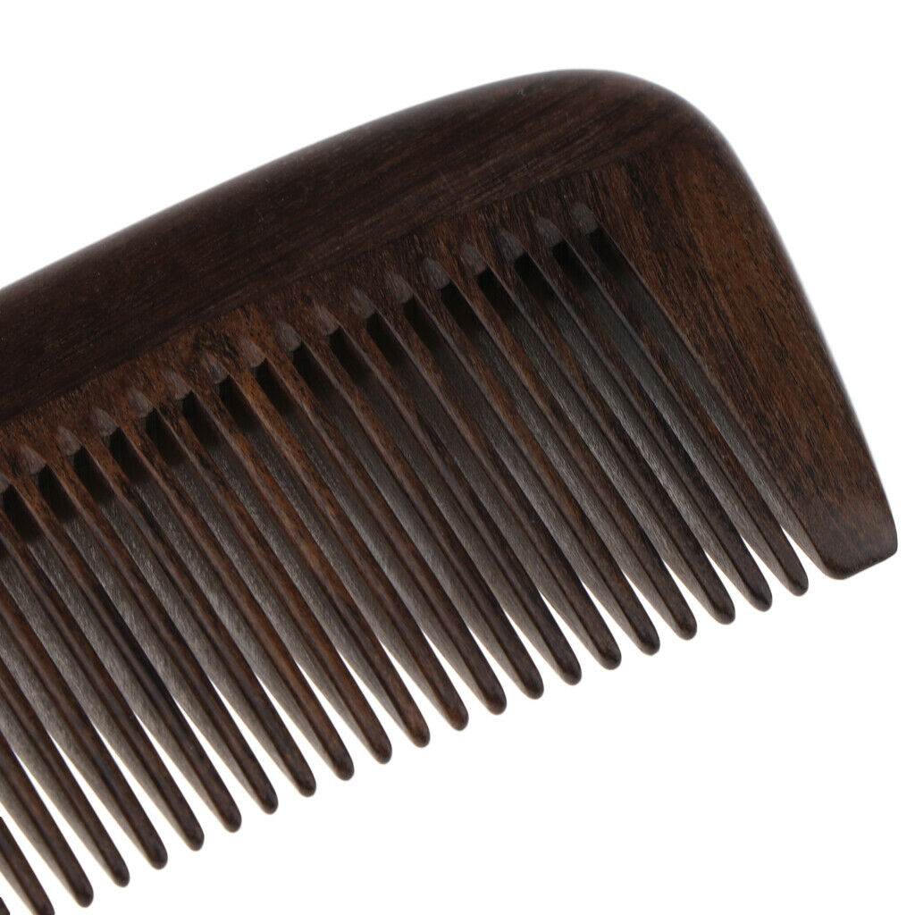 Handcraft Polishing Natural Wooden Scalp Massage Beard Brush Detangling Comb