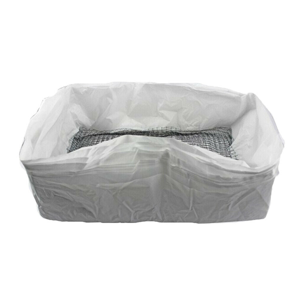 Reusable Cat Feces Filter Cat Sand Bag Hands Free Cats Sifting Litter Tray