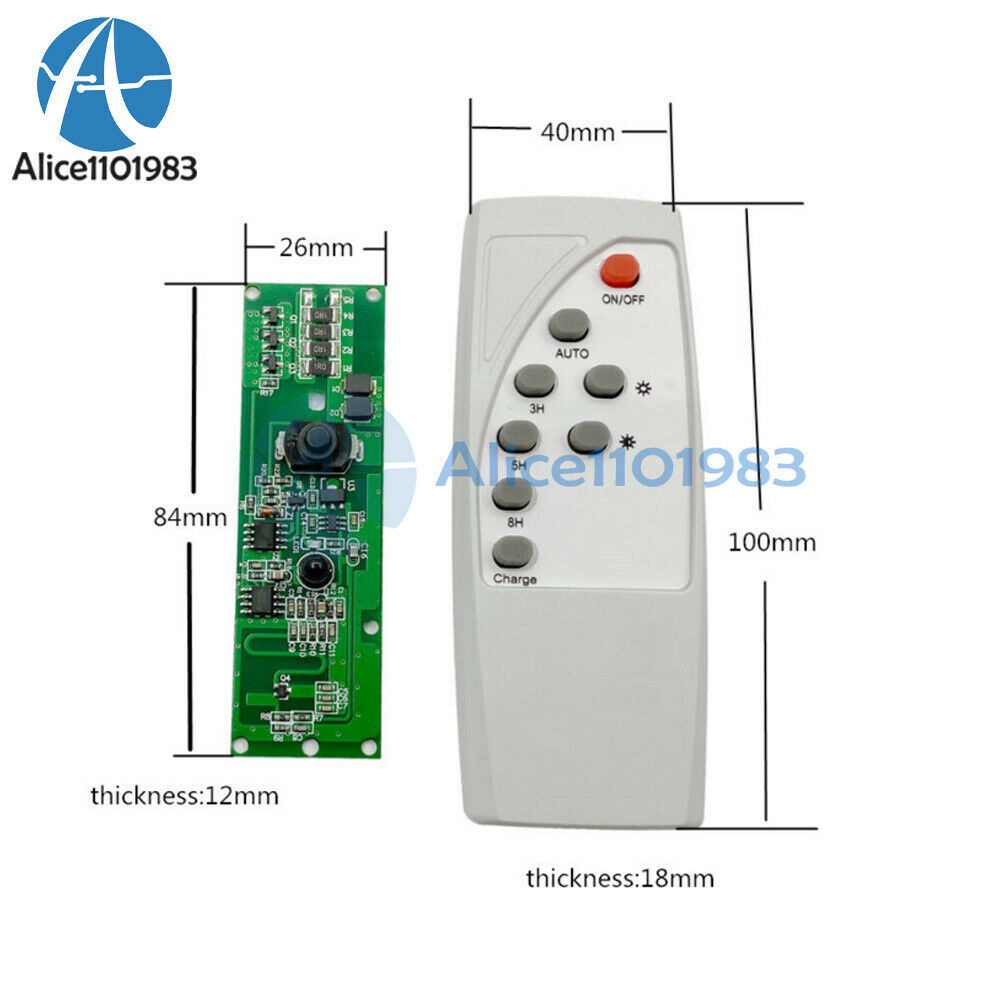 Solar Home Garden Lamp Controller Microwave Radar Human Induction Circuit Board