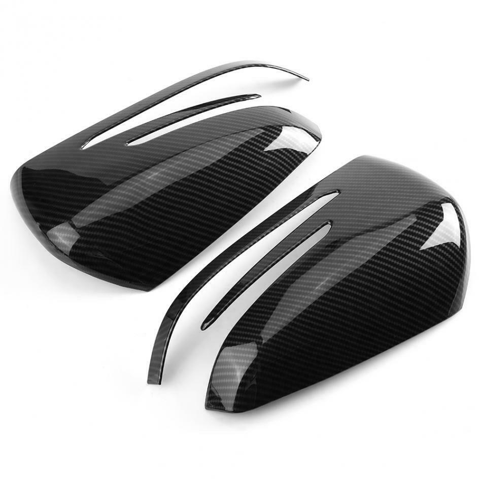 Carbon Fiber Car Side Rear View Mirror Cap cover for Benz A B C E GLA W204 W212