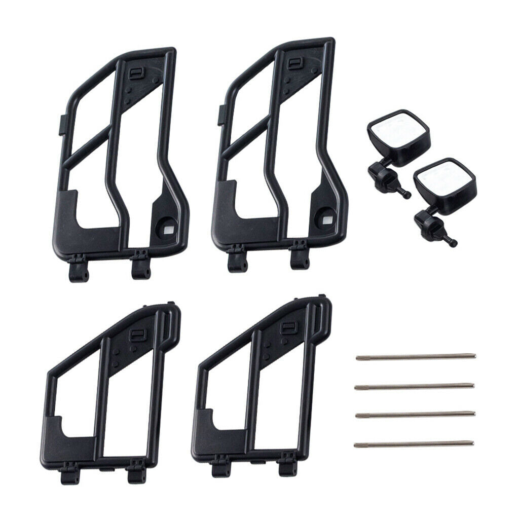 RC Car Tube Door 313mm Wheelbase Convertible Car Body Shell Kit for Wrangler