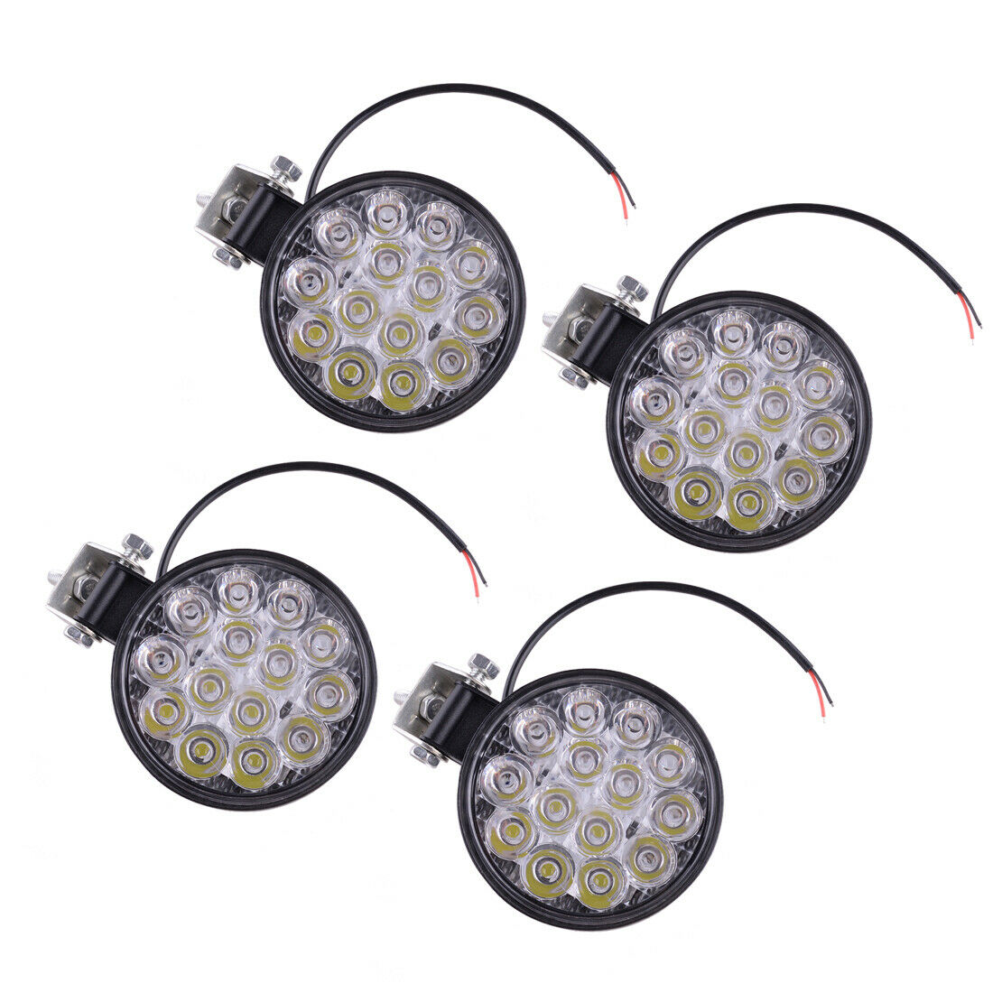 4pcs 42W LED Work Light Spot Lamp Fit for Truck Off Road Tractor ATV New