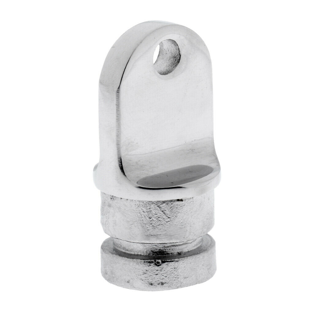 Stainless Steel Marine Boat Bimini Top Fitting Inside Eye End for 7/8" Tube