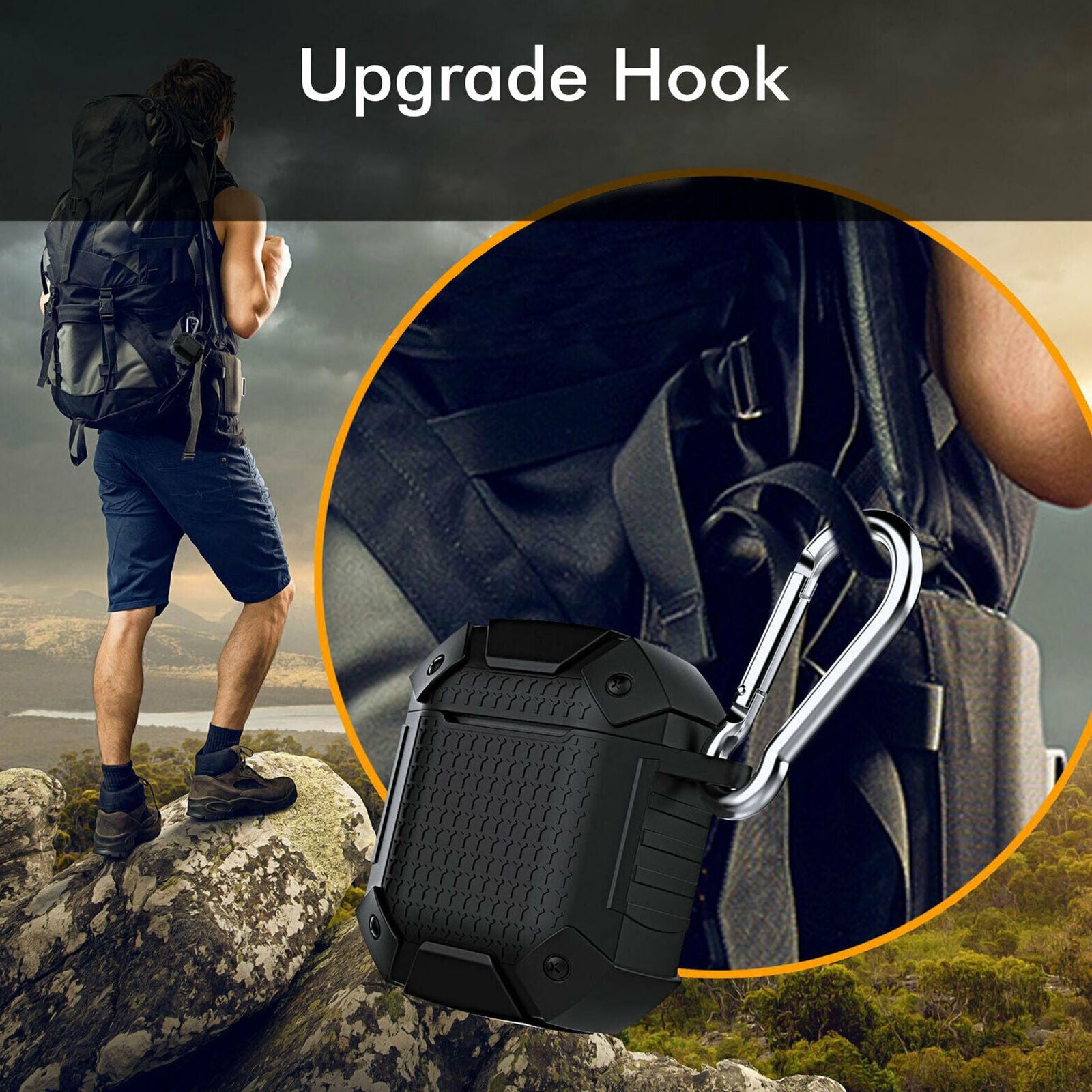 For AirPods 2 2019 Wireless Armor Case Heavy Duty Rugged Earphone Charging Cover