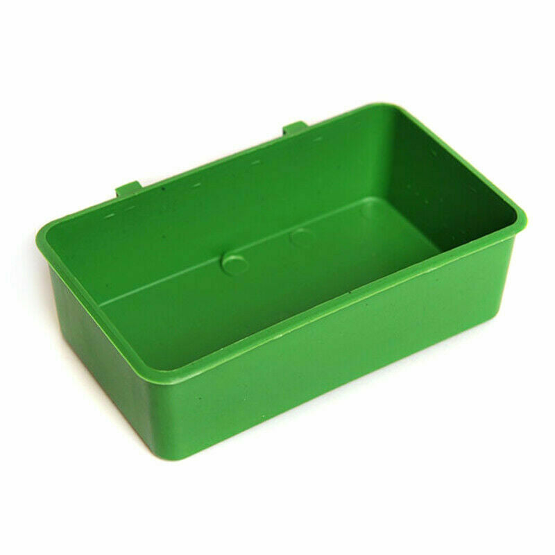 Pigeon Feeder Drinker Food Bowl Water Cup Bird Pet Parrot Cage Sand Cup US