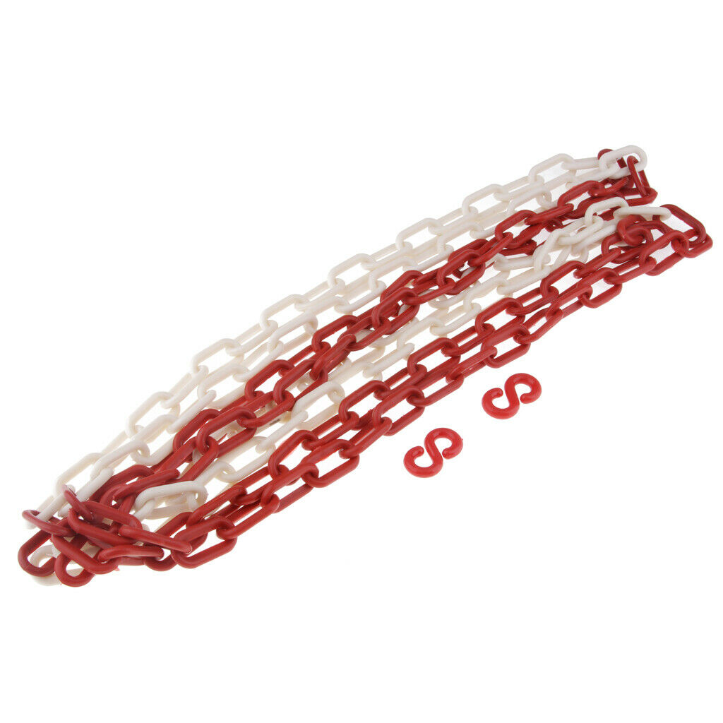 Plastic Chain 3.8m Commercial Safety Barrier for Crowd Control Queue Line Red +