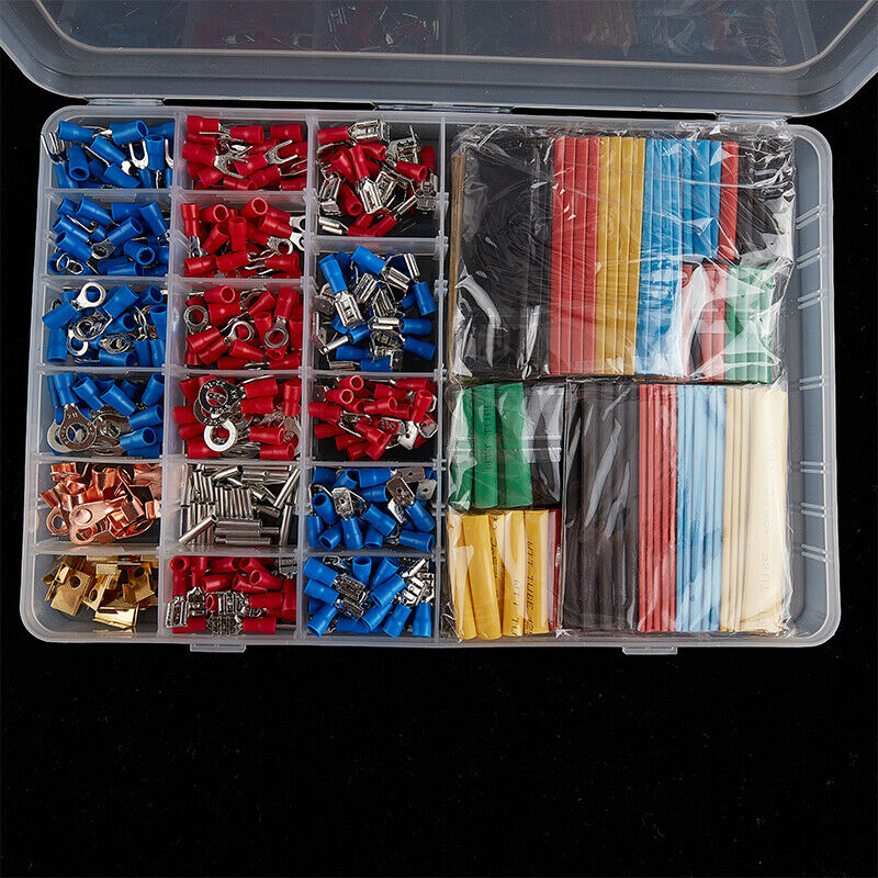 Terminal block 678pcs boxed Cold-pressed terminal block heat shrinkable tubeBDA