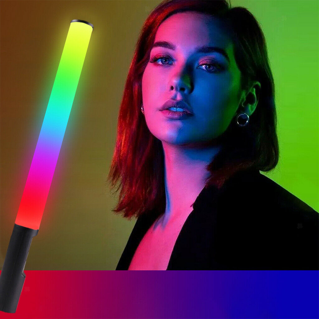 RGB Video Light Stick Photography Built-in Rechargable Battery 1000 Lumens