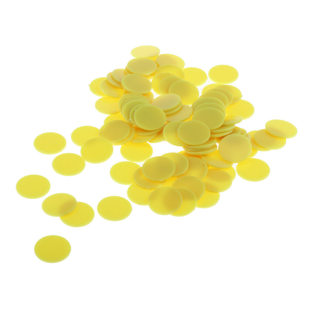100pcs/pack ABS Plastic Poker Chips Casino
