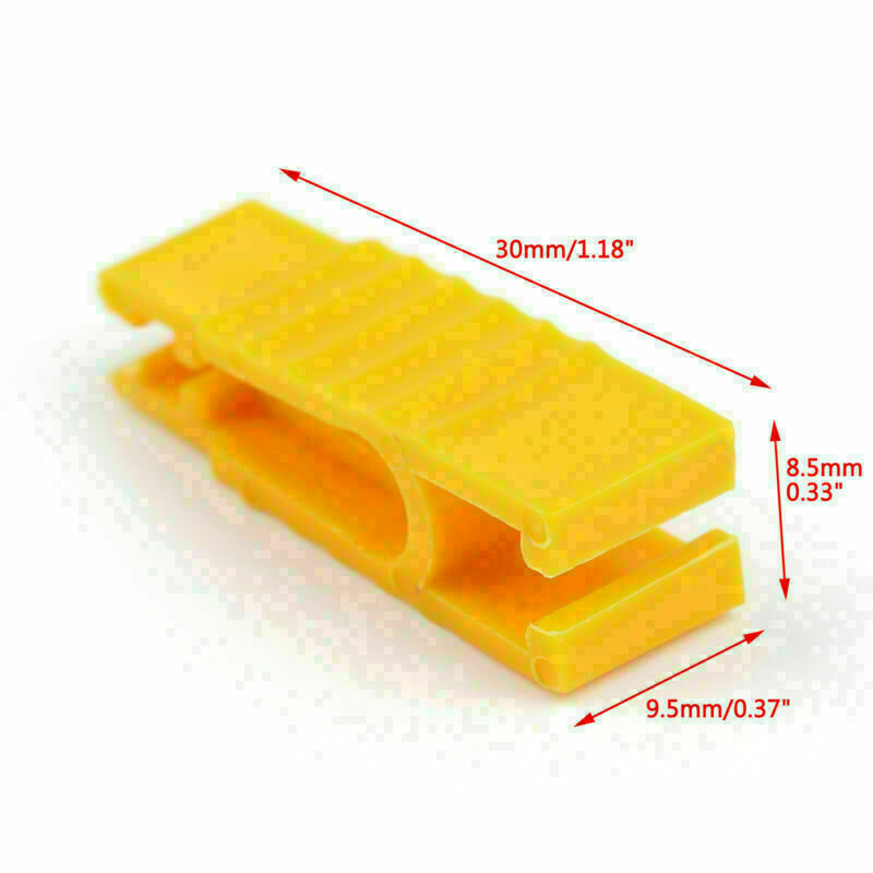 2 × Fuse Puller 30mm Car Automotive Mini Micro Blade Fuse Tool Extractor YLW CN