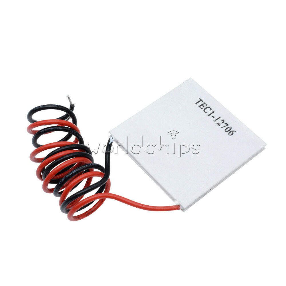 5Pcs12V 60W TEC1-12706 Heatsink Thermoelectric Cooler Peltier Cooling Plate new