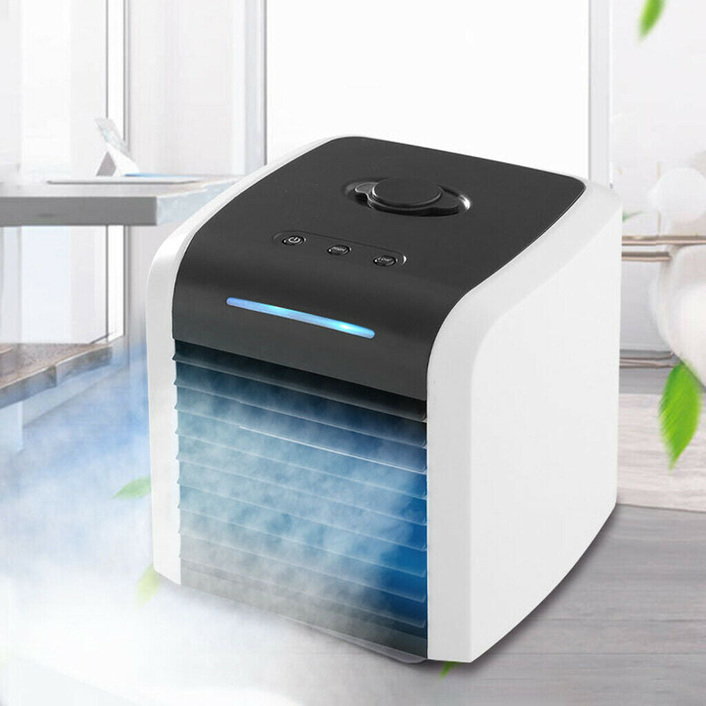 Desk Personal Air Cooler Portable Cooling USB Fan with 3 Adjustable Speeds