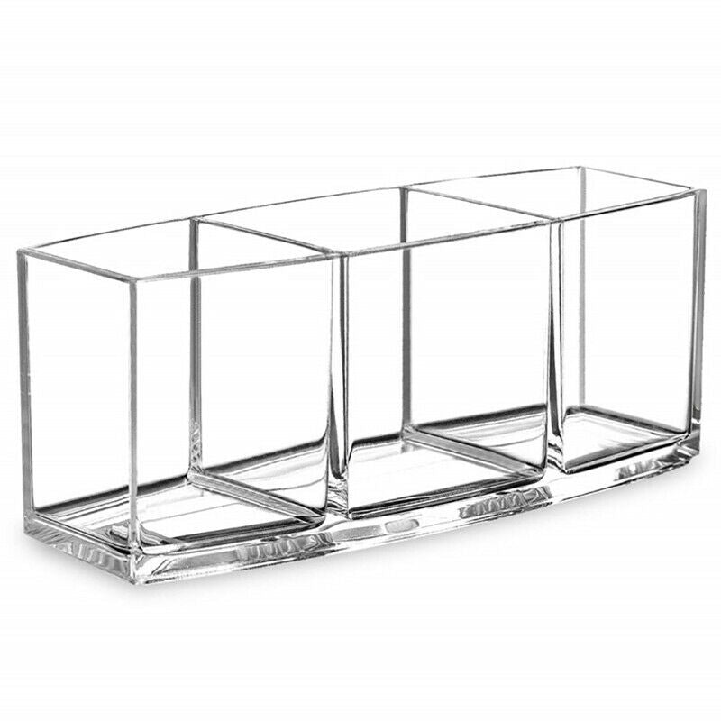Transparent Acrylic Brush Tool Cosmetic Makeup Storage Box Case Make-up BrusFCA