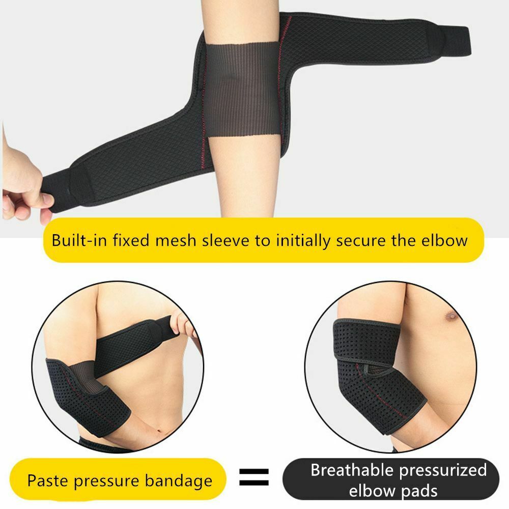 Adjustable Sports Elbow Breathable Elbow Safety Arm Sleeve Pads Bandage