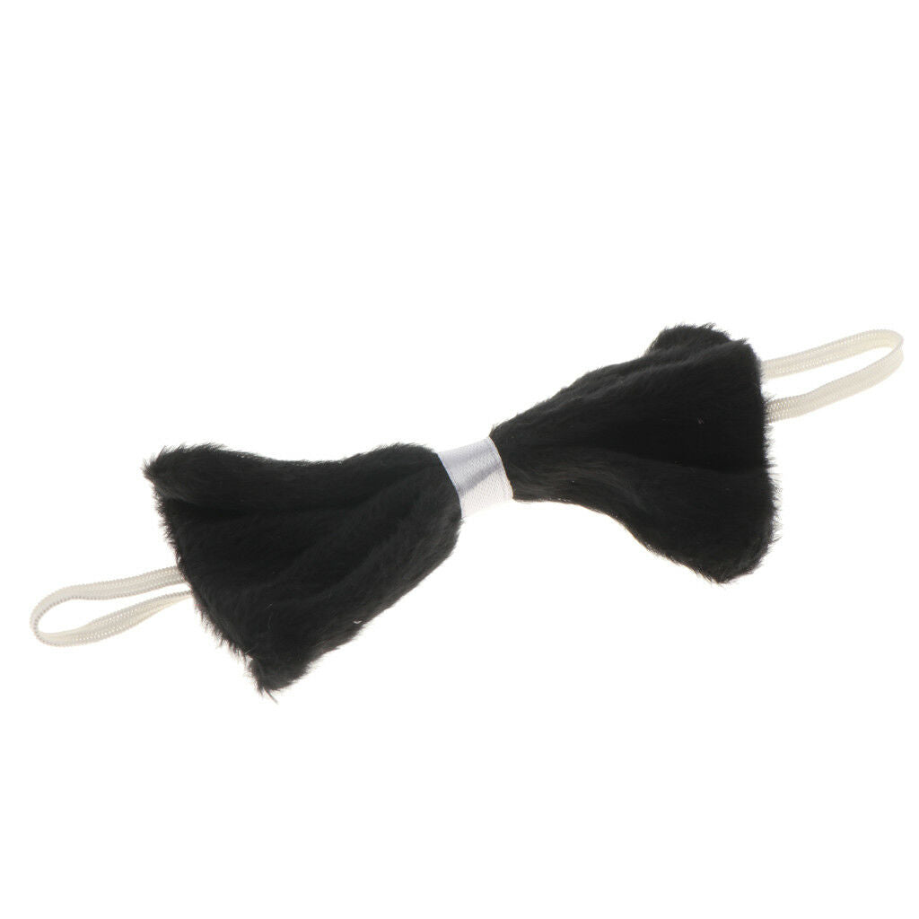 Girls Kids Black Cat Kitty Costume Headband Skirt Bowtie Paw Tail Outfit