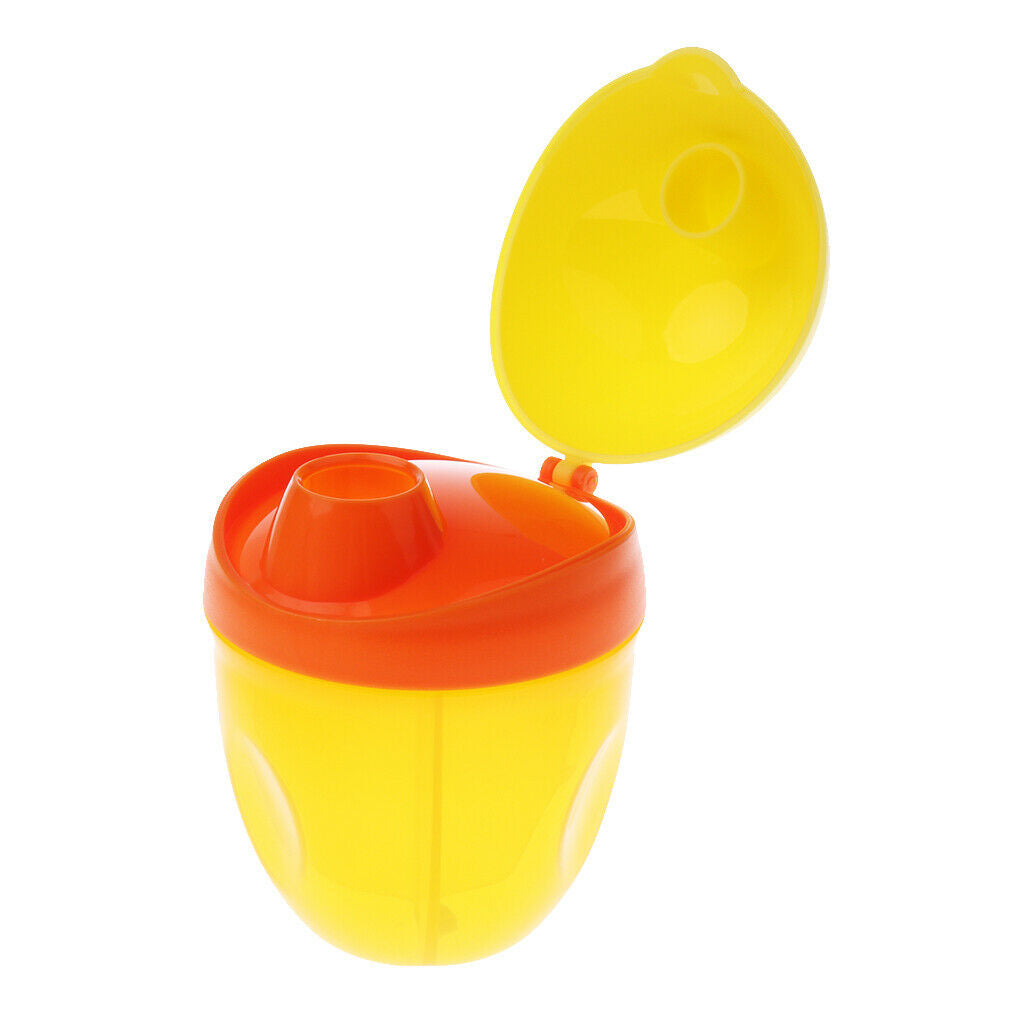 Baby Milk Powder Formula  Container Storage Feeding Box Case Yellow