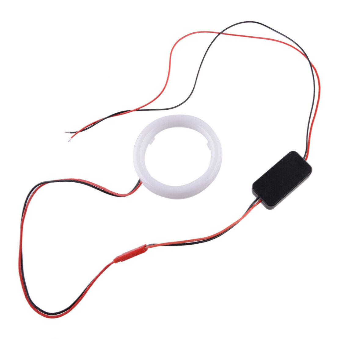 2x 60mm DRL LED Fog Light Projector Driving Lamp COB Angel Eye Halo Ring DRL