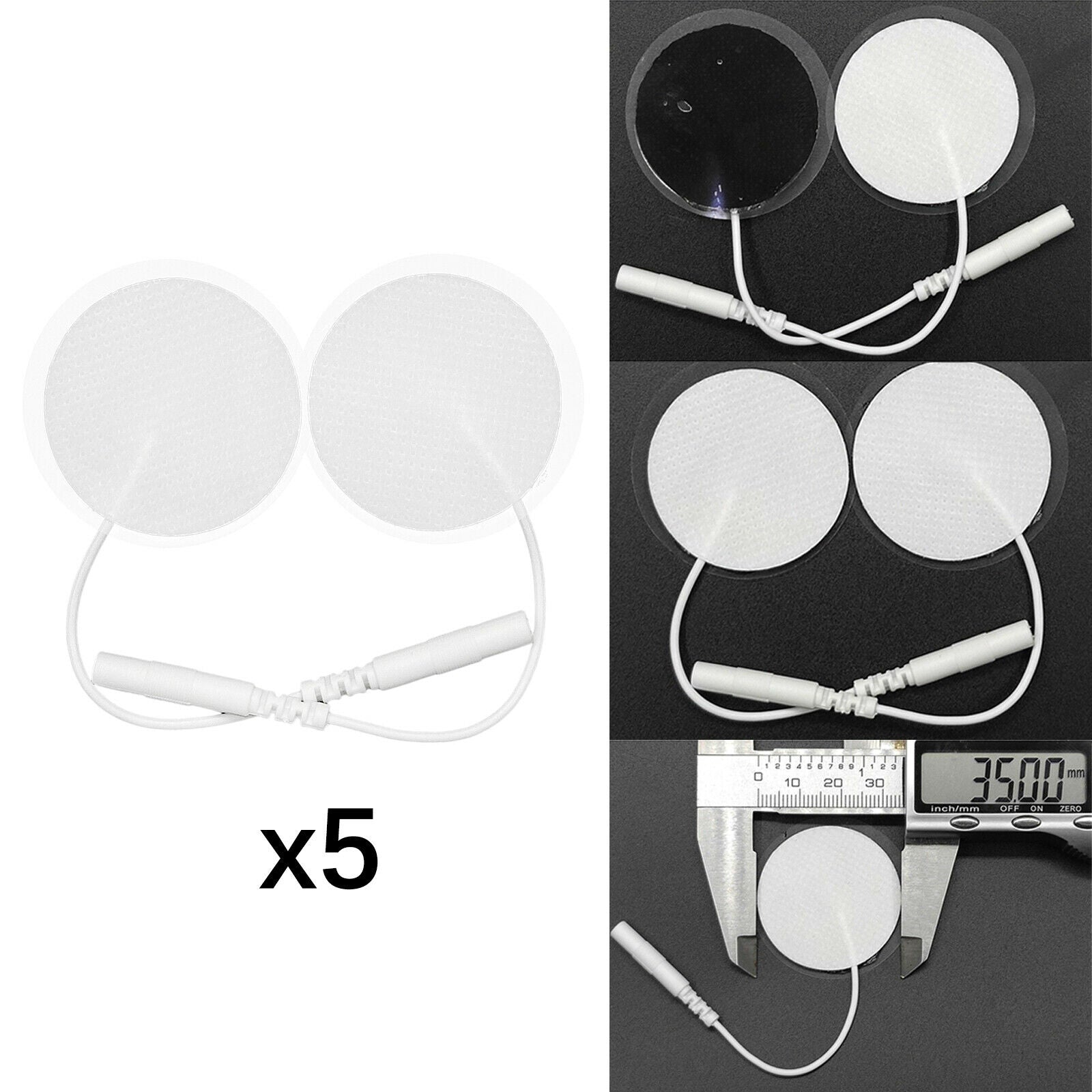 10x  Pads Self Adhesive For Acupuncture Therapy Tens Massagers Unit