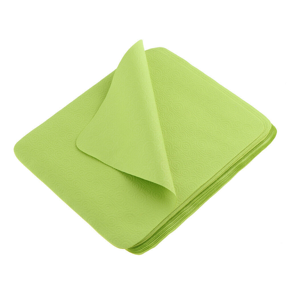 20 Pieces Microfiber Cleaning Cloth for Glasses Jewelry Lens Screen Green