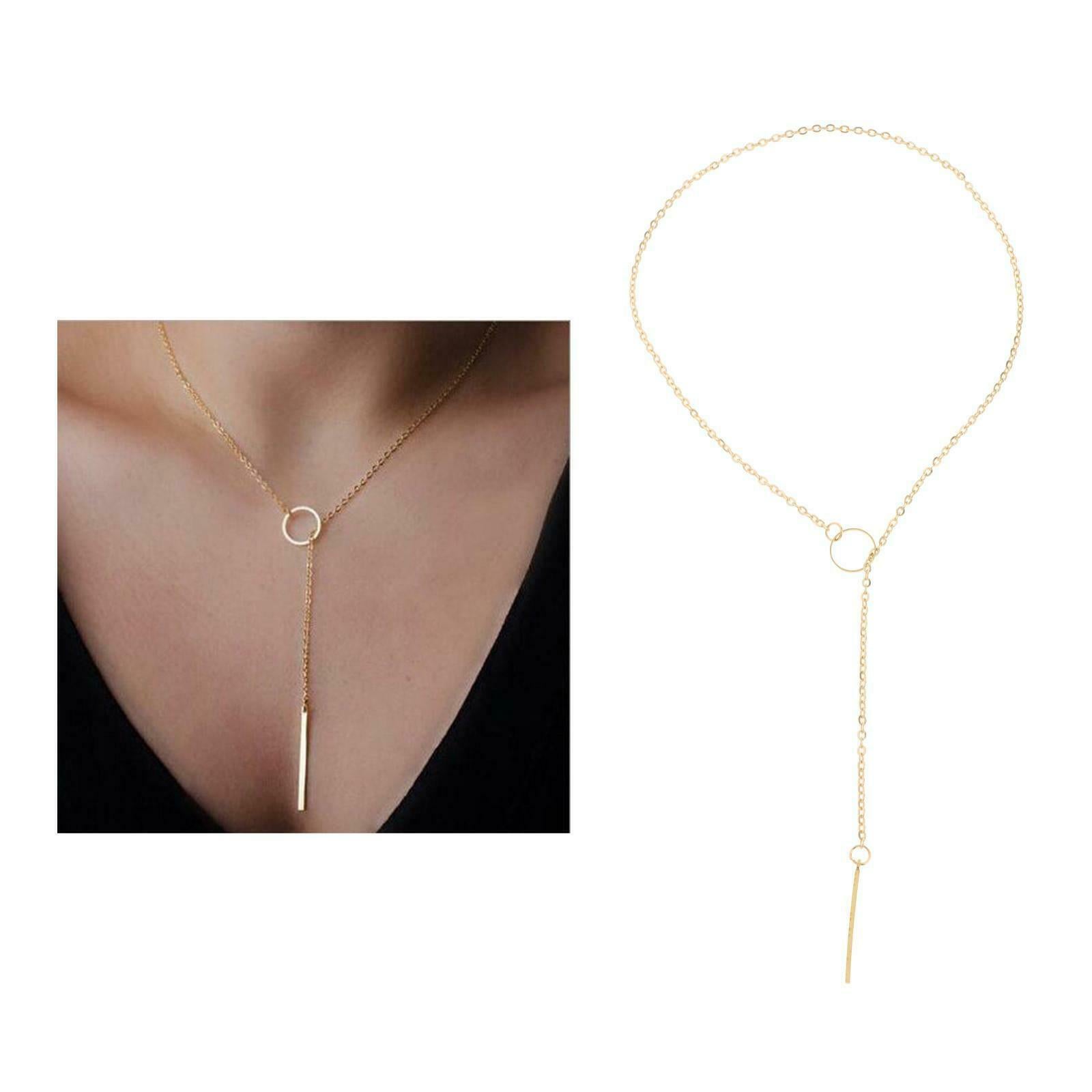 Female Girls Bohemian Short Necklace Handmade Simple Chain Fashion Jewelry