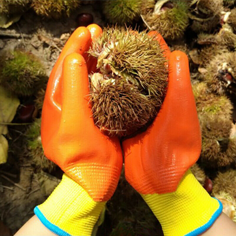 Kids Children Protective Gloves Durable Waterproof Garden Gloves Anti Bite Cut