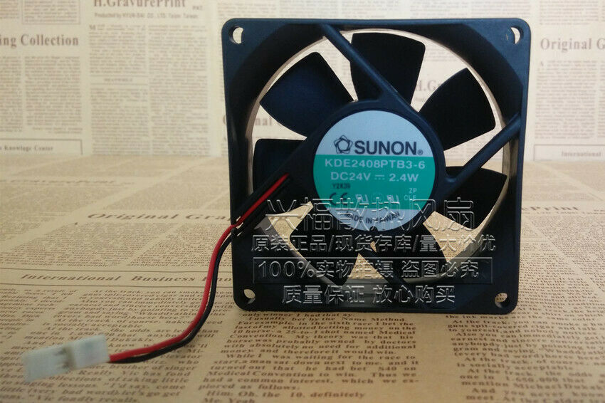1PC new for SUNON KDE2408PTB3-6 FAN DC24V 2.4W 80 X 80  X 25 mm 2pin