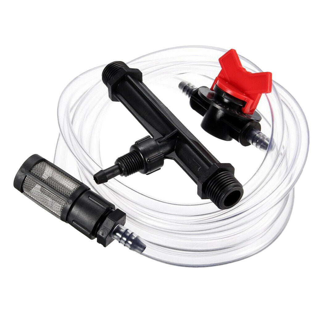Irrigation Venturi Fertilizer Injectors Garden Device Switch Filter Kit Tube