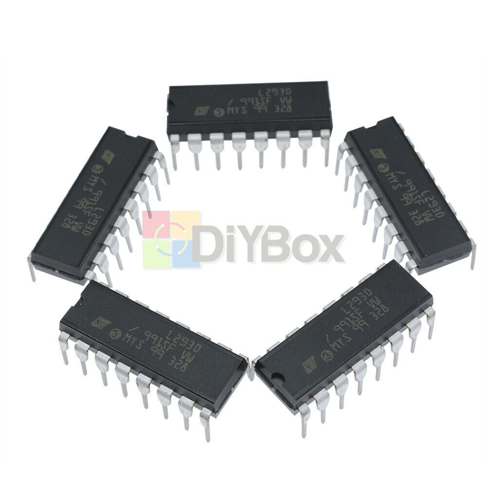 10Pcs 16Pins L293D L293 Push-Pull Four-Channel Motor Driver IC