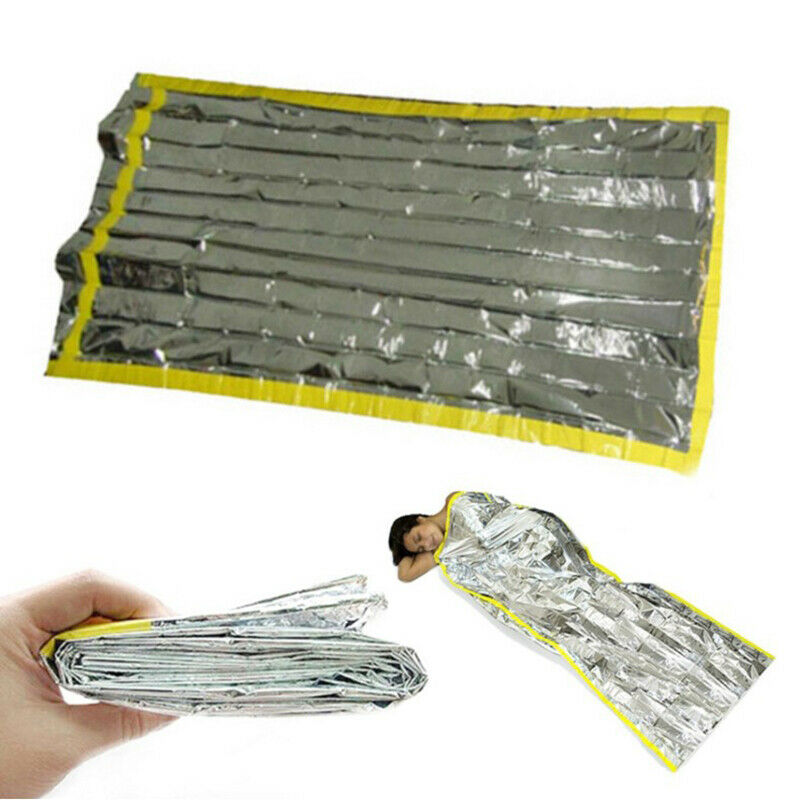 Emergency Sleeping Bag Waterproof Rescue Thermal First Aid Blanket Ca TL
