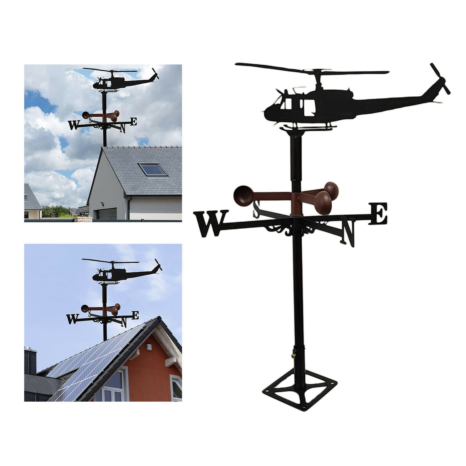 Decorative Metal Wind Vane, Iron Weather Vane, Wind Direction