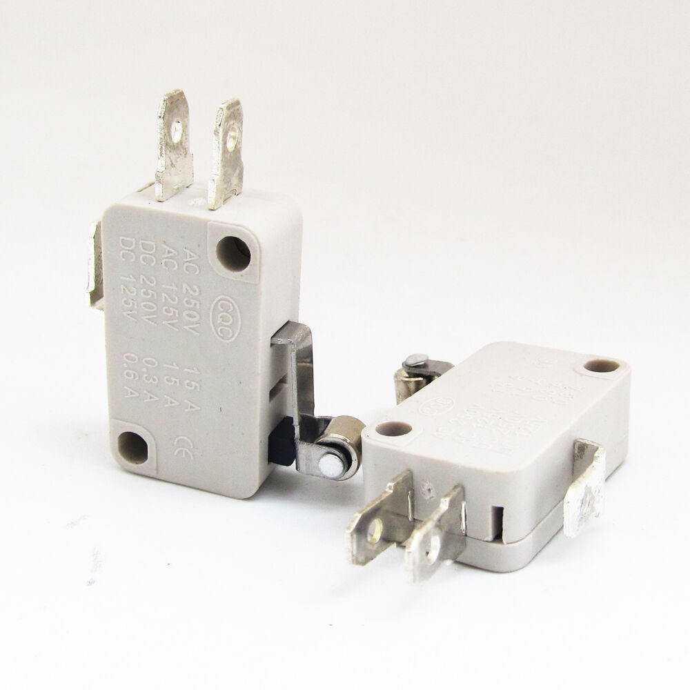 1pc Grey Micro Switch Metal Roller Lever Limit N.O/N.C Switch 28x16mmx10mm 15A