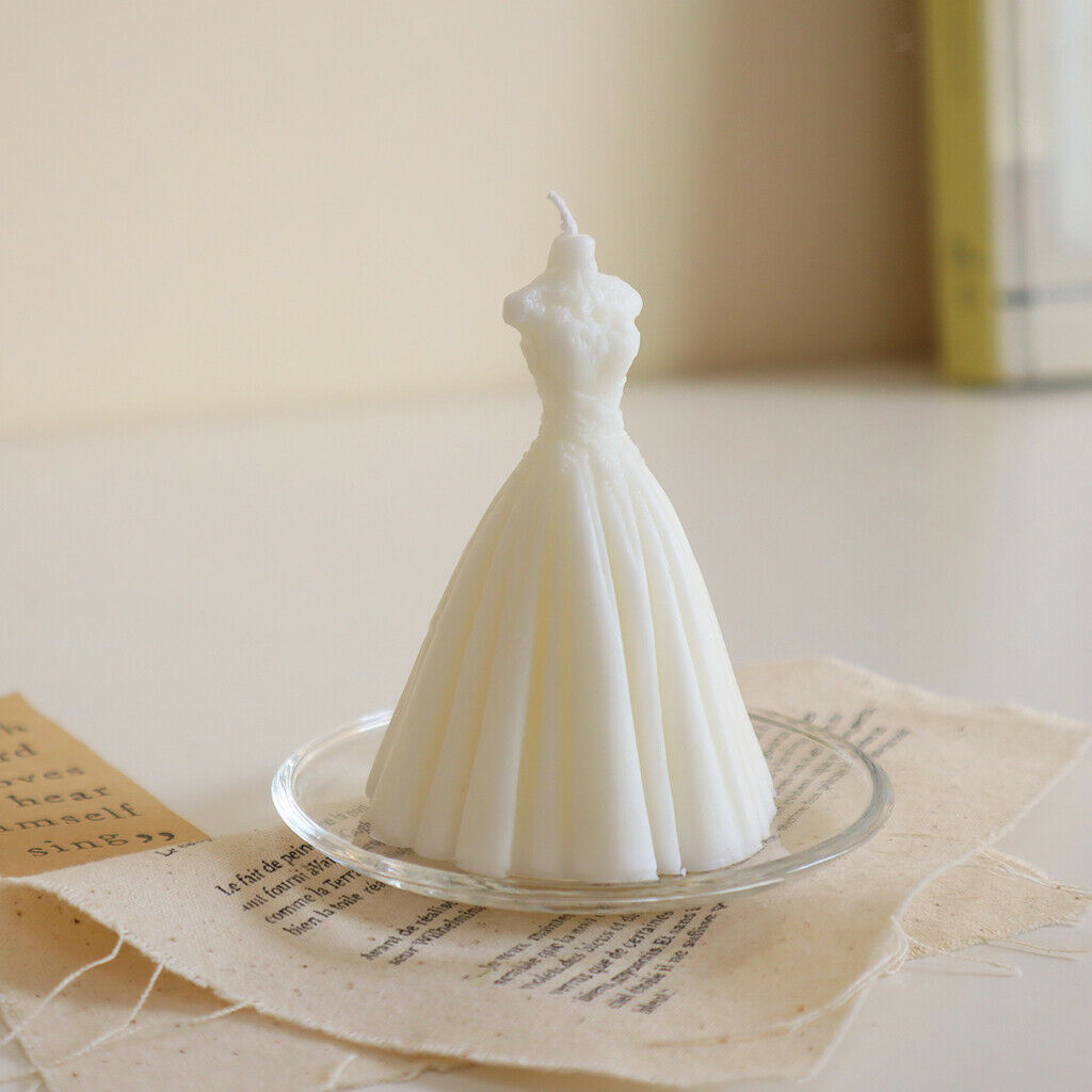 Scented Candle Bride Dress Relaxing Birthday Gift Home Deoration Photo Props