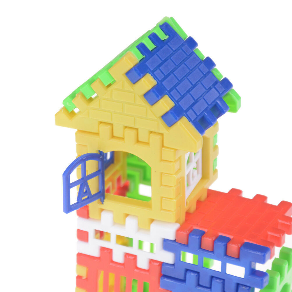 44pcs Baby Kids House Building Blocks Educational Learning ConstructionToyGiftBD