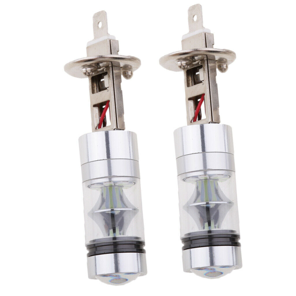 2PCS Car Truck Driving Fog Lights H1 20SMD LED Bulbs Auto Lamp DRL Ice Blue