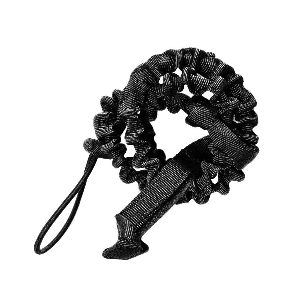 2M Kayak Canoe Paddle Leash Fishing Rod Coil Tether Bungee Rope Heavy Duty
