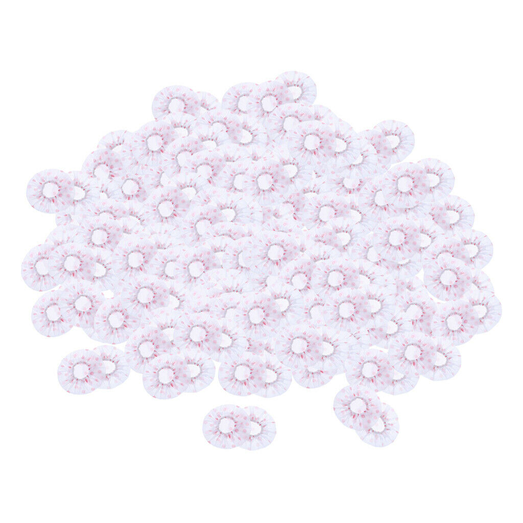 200 Pieces Disposable Microphone Cover Karaoke Mic Non-woven Fabric Covers