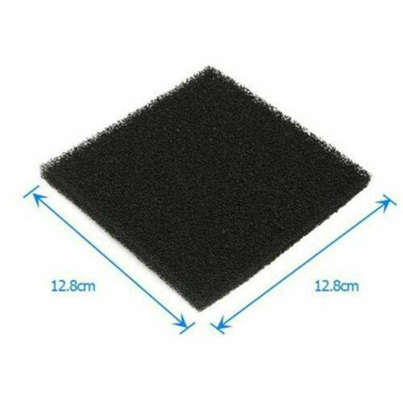 10Pcs Square Universal Activated Carbon Air Filter Sponge Foam Pad 12.8CM