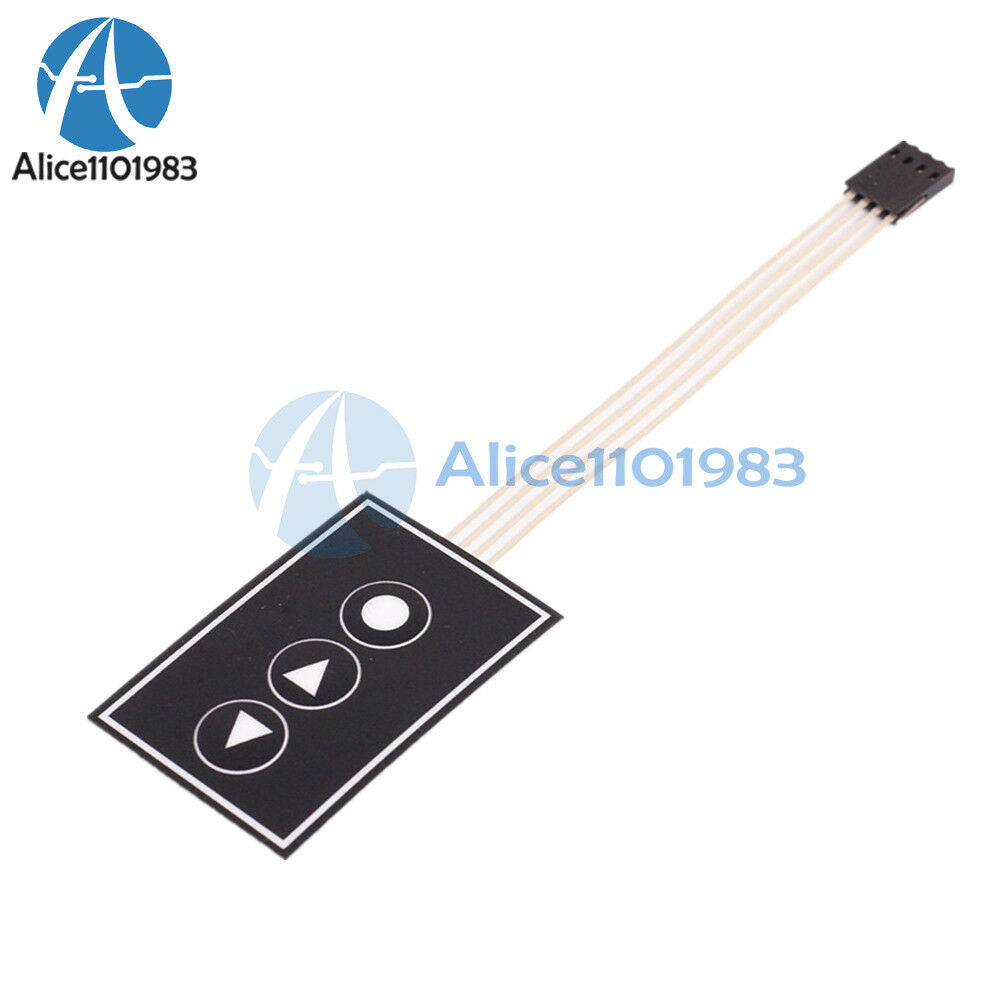 1x3 Matrix Array 3Key 1*3 Keys Membrane Switch Keypad Keyboard 36*55mm