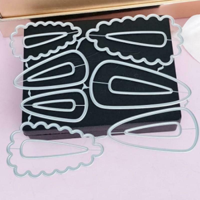 Hair Clips Metal Cutting Dies Stencil DIY Scrapbooking Album Paper Card Template