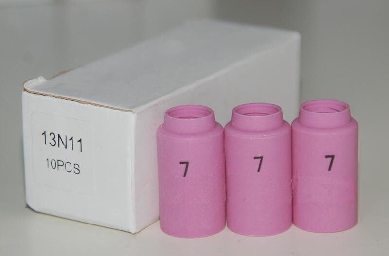10pcs new 13N11 7# Alumina cup TIG Welding torch WP-9 20 25 [M1]