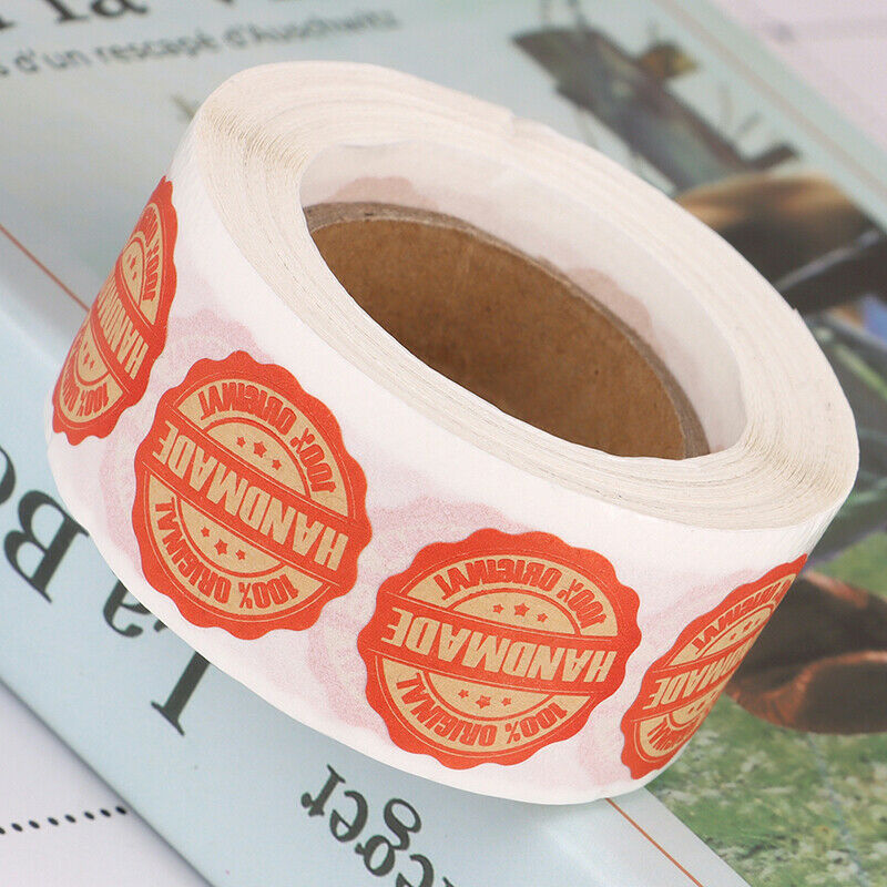 500pcs/roll Handmade Stickers for seal labels gift Packaging Stickers Bir.l8