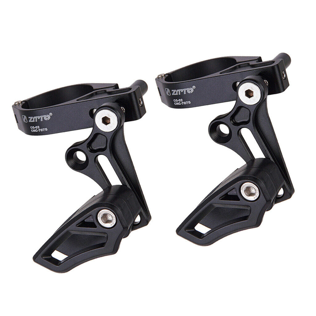 2x Lightweight Bike Guide Chain Protector Folding Disc Chain Guid Bash Guard