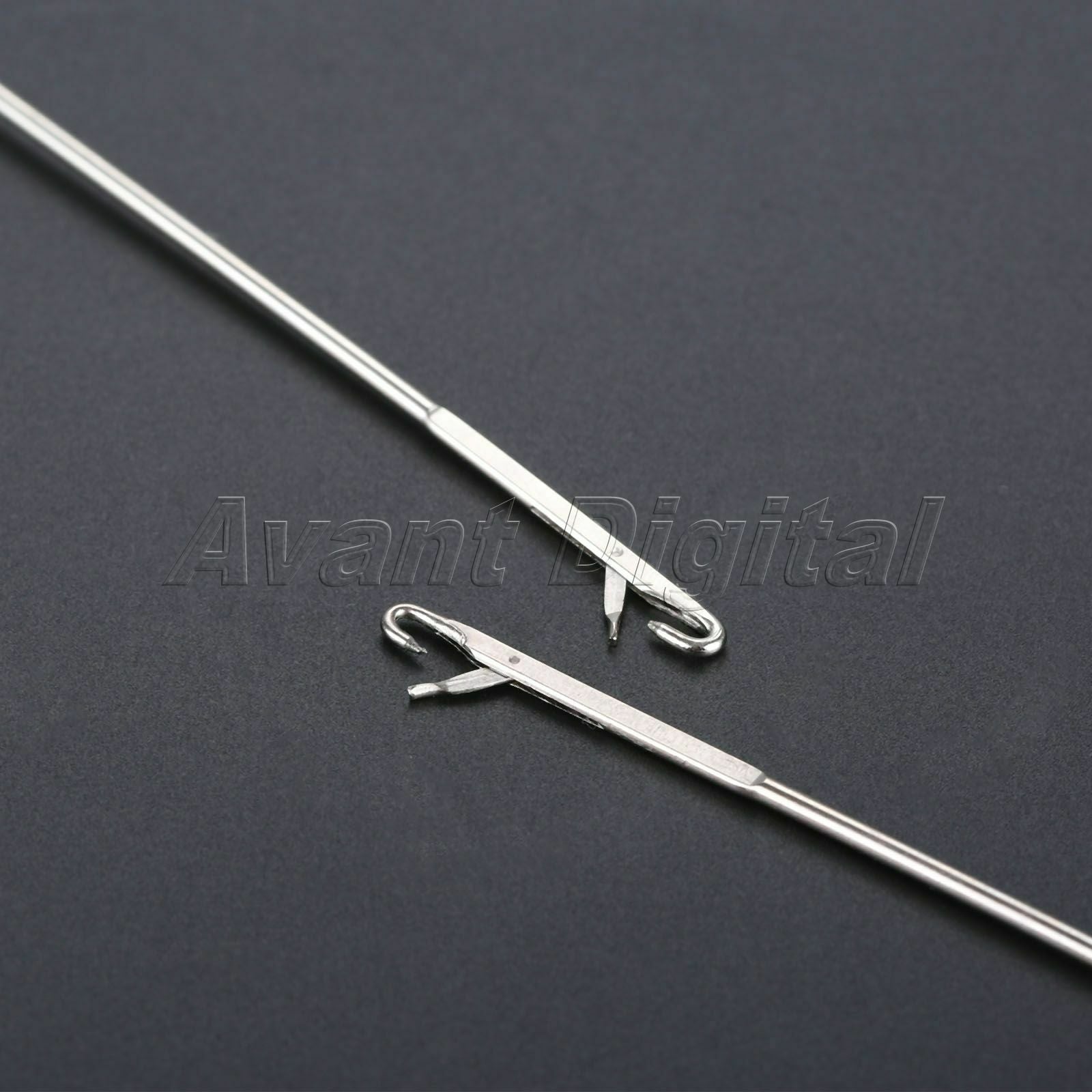 2Pcs Stainless Steel Sewing Loop Turner Hoop 18/26.5cm Home Sewing Accessories