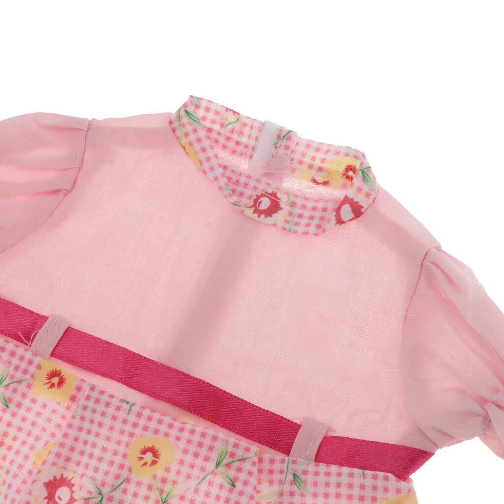 Cute Princess Floral Skirt for 18inch Dress Up Accessory Pink