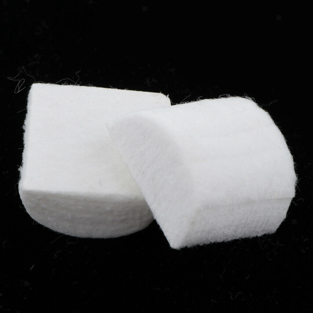 Set of 2 Wool Felt Dampening Pad Dampers Drums Beater Heads Instrument