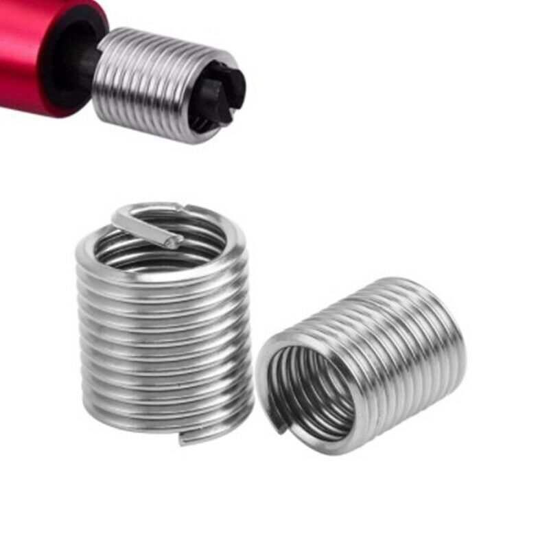 120Pcs/Set M6-M18 Thread Repair Insert Kit Set Stainless Steel for Hardware ReR6